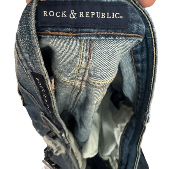 Rock & Republic‎ Hula Distressed Denim Shorts - Picture 5 of 7